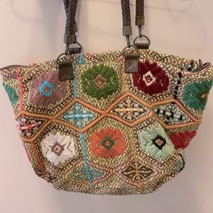 Sequined large tote bag - never used